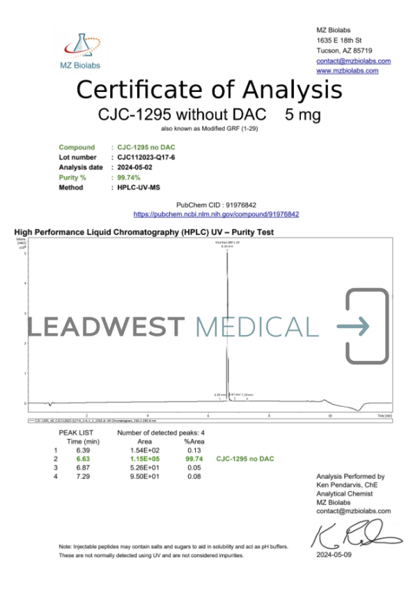 CJC-1295 (NO DAC) - Image 2
