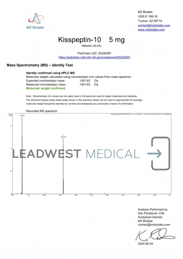 Kisspeptin-10 - Image 3