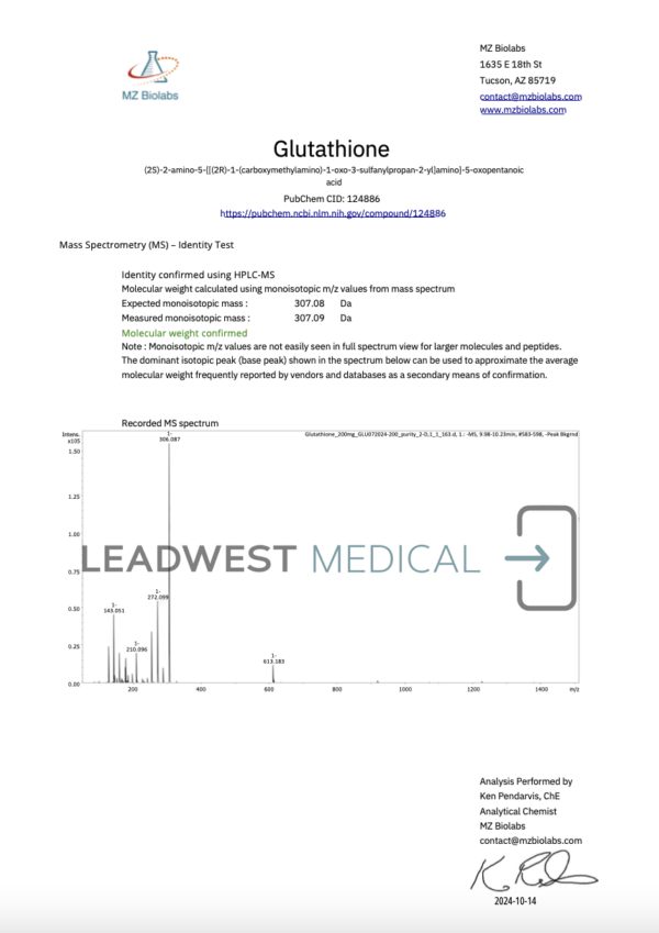 L-Glutathione – 200mg - Image 4