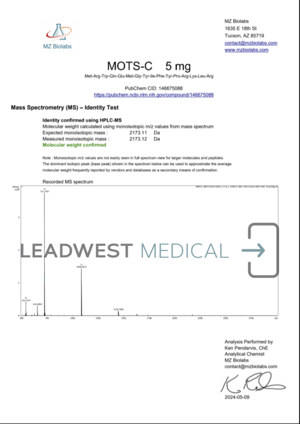 MOTS-C 5mg - Image 4